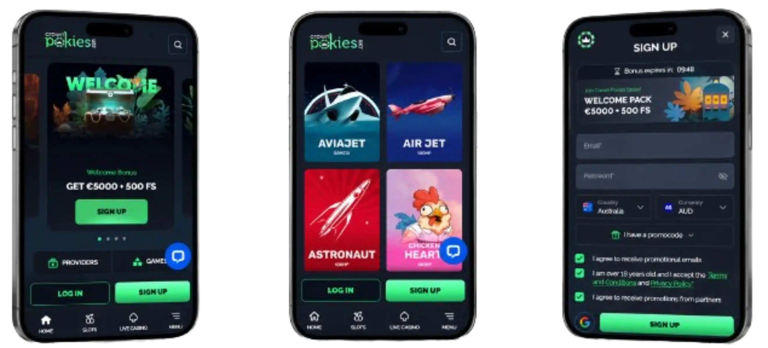 CrownPokies Casino App-Screenshot